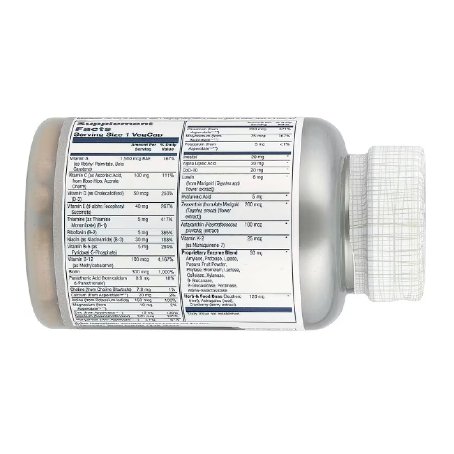 Solaray, Once Daily Adult 50+ Multivitamin, 90 VegCaps