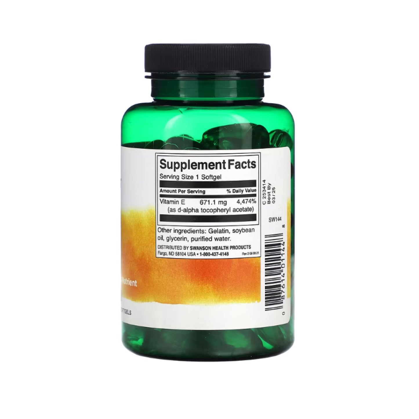 Swanson, Natural E, 1,000 IU, 100 Softgels