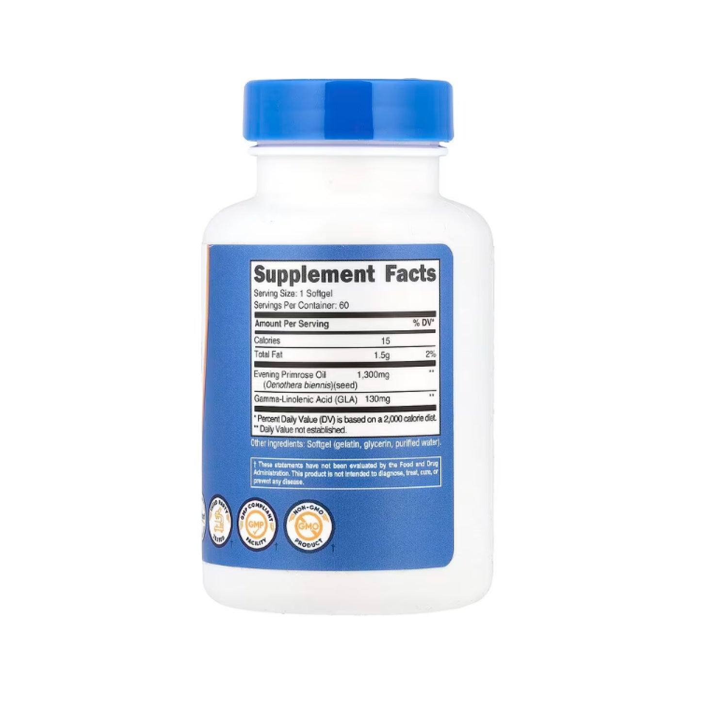 Nutricost, Evening Primrose Oil, 1,300 mg, 60 Softgels