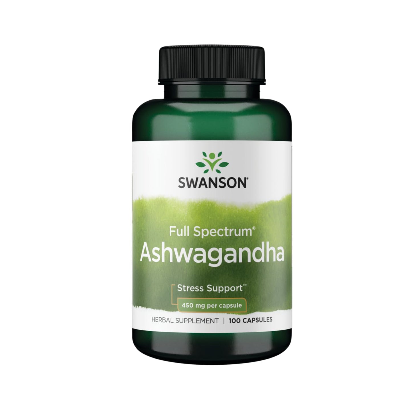 Swanson, Full Spectrum® Ashwagandha, 900 mg, 100 Capsules (450 mg per Capsule)