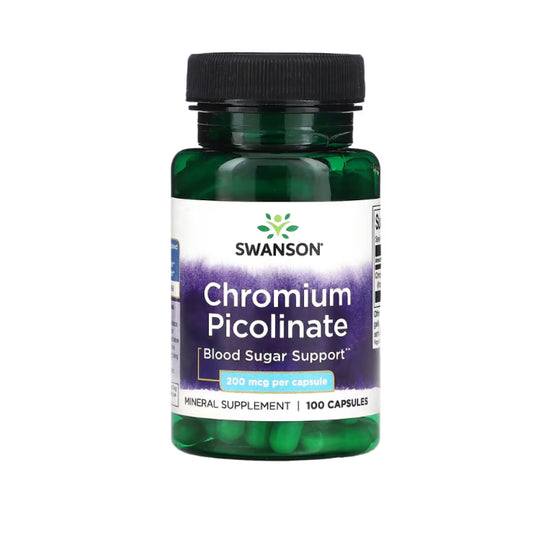 Swanson, Chromium Picolinate, 200 mcg, 100 Capsules