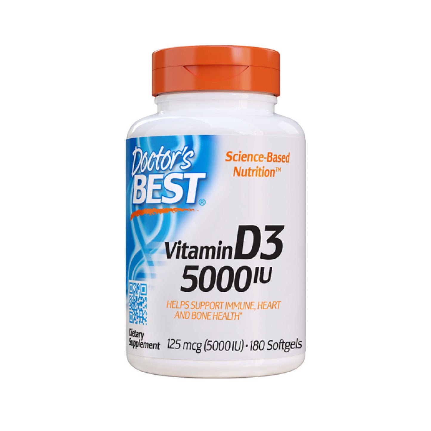 Doctors Best Vitamin D3 5000IU 180 Softgel