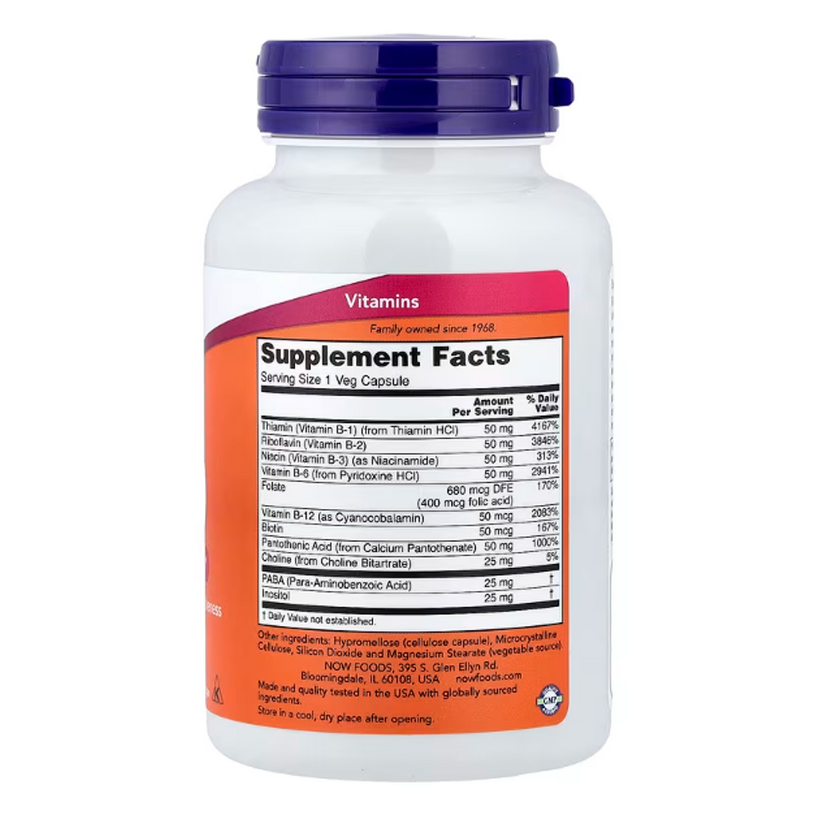 NOW Foods, B-50, 100 Veggie Capsules