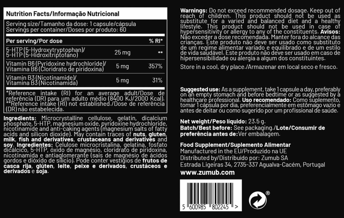 5-HTP, 60 Capsules