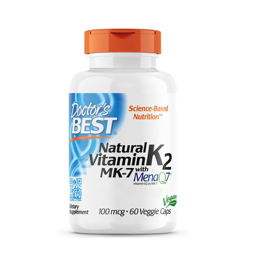 Doctors Best MK-7 featuring MenaQ7 (100 mcg) 60 VegCap