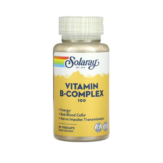 Solaray, Vitamin B-Complex 100, 50 VegCaps