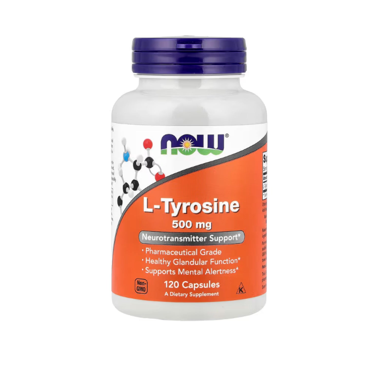 NOW Foods, L-Tyrosine, 500 mg, 120 Capsules